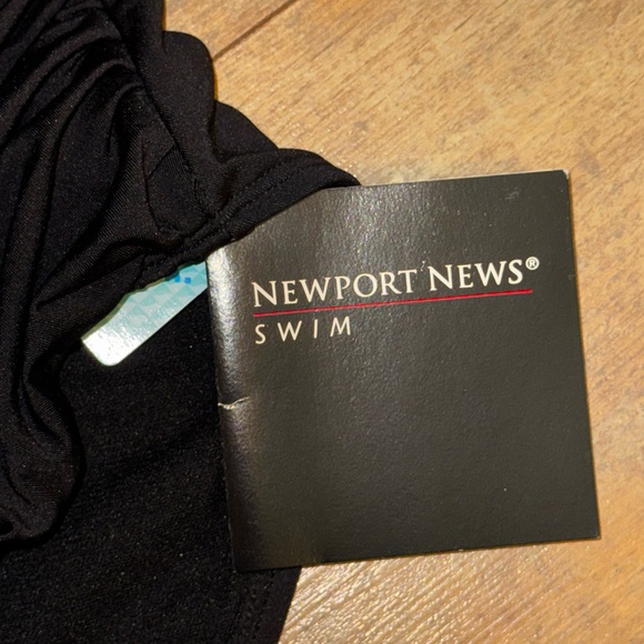 Newport News Black One Piece Swimsuit - Picture 4 of 7